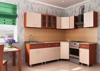 Угловая кухня Акира 2,25х1,25 м