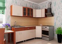 Угловая кухня Акира 2,25х0,85 м
