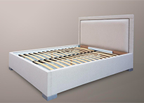 Кровать с мягким изголовьем и подъемным механизмом Екатерина 1-DS
