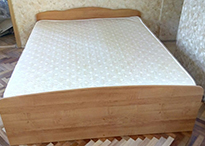 Увеличить фотографию "Кровать Эконом в цвете Ольха 1600х2000 с матрасом"